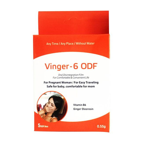 Miếng Ngậm Vinger 6 - Hỗ Trợ Giảm Nghén Hiệu Quả Cho Mẹ Bầu - Vitamin B6 và Chiết Xuất Gừng