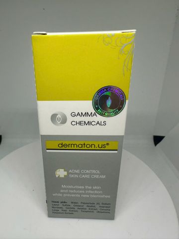 Kem Giảm Mụn Ngừa Thâm Dermaton US Gamma Chemicals 20g – Hỗ Trợ Triị Mụn, Mờ Thâm, Phục Hồi Da