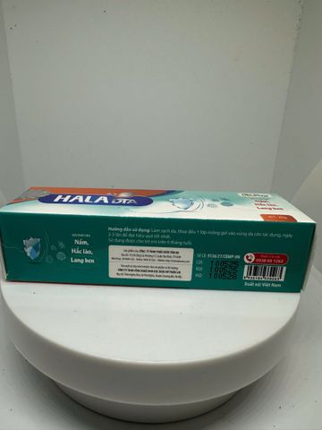 Kem bôi da Hala hỗ trợ dịu ngứa ngáy khó chịu dùng bôi các vùng da bị hắc lào lang ben tuýp 20 gam