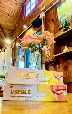 Kem đánh răng Vsmile - Hương vị cà phê độc đáo
