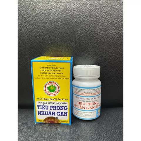 Viên Uống Tiêu Phong Nhuận Gan 40 Hộp - Hỗ Trợ Tiêu Hóa, Giải Độc, Lợi Mật, Nhuận Tràng - Đông Nam Dược Ngọc Liên 728406