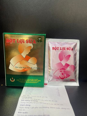 Bột Lợi Sữa Lava Hộp 6 Gói - Bổ máu và tăng tiết sữa cho phụ nữ sau sinh - Giải pháp tiện lợi cho mẹ và bé 728413