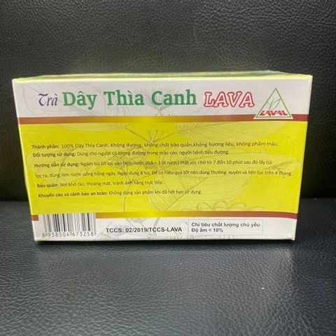 Trà Dây Thìa Canh Lava - Hỗ Trợ Tiểu Đường, 30 Gói x 5g, Giảm Đường Huyết, Bảo Vệ Sức Khỏe Tự Nhiên, Trà Thảo Mộc Lành Tính 728416