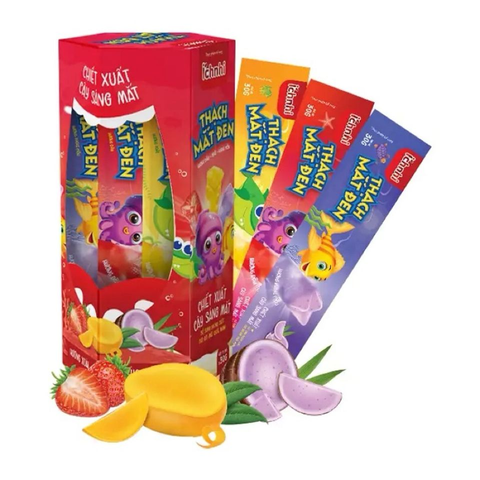  Thạch ích nhi, thạch canxi ích nhi , thạch mắt đen ích nhi ( hộp 21 túi)