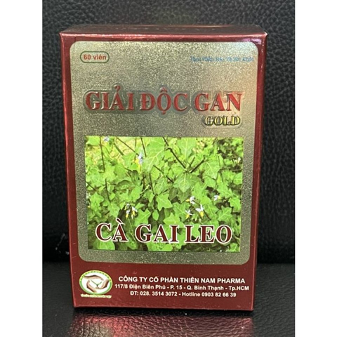 Cà Gai Leo Giải Độc Gan Gold Thiên Nam - Bổ Gan 30 Viên Hỗ Trợ Sức Khỏe Gan, Giải Độc, Chống Say Rượu 728450