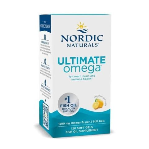Dầu cá Omega-3 Nordic Naturals Ultimate Omega 1280mg 120 Softgels 728482
