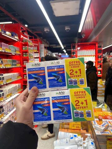 Set 3 hộp bổ xương khớp Arkopharma 60v x 3 hộp date xa BILL PHÁP