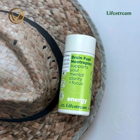 Viên uống tăng cường tập trung, tỉnh táo Lifestream Brain Fuel Nootropics 60 viên