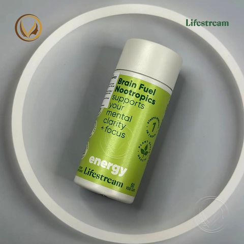Viên uống tăng cường tập trung, tỉnh táo Lifestream Brain Fuel Nootropics 60 viên
