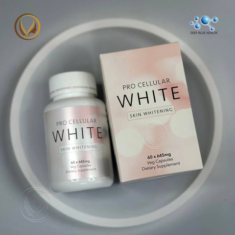 Viên uống trắng da toàn thân Deep Blue Health Pro Cellular White Skin Whitening 60 viên
