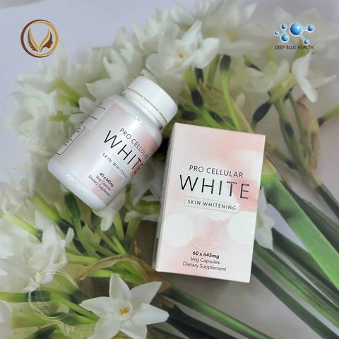Viên uống trắng da toàn thân Deep Blue Health Pro Cellular White Skin Whitening 60 viên