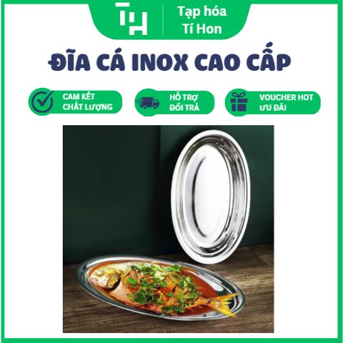 Đĩa Cá Inox Cao Cấp An Toàn, Sang Trọng (TH10)
