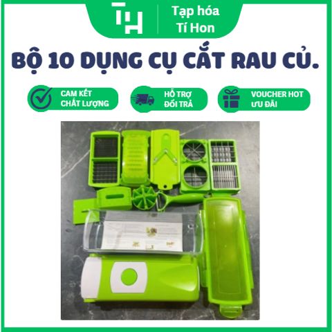 Bộ 10 dụng cụ cắt rau củ đa năng (TH20)