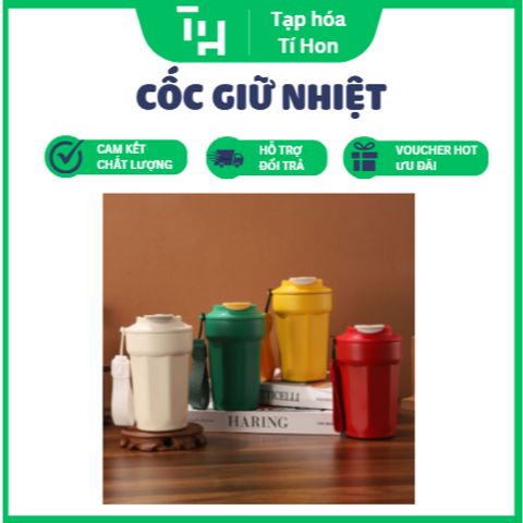 Cốc giữ nhiệt hình bát giác (Màu ngẫu nhiên) (TH35)