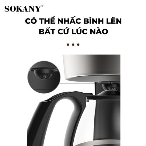 Máy Pha Cà Phê Nhỏ Giọt Tự Động SOKANY SKN-14106 (TH40)