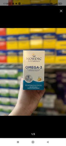 VIÊN UỐNG DẦU CÁ HỖ TRỢ TIM MẠCH & HỆ MIỄN DỊCH NORDIC NATURALS .690mg huong chanh (60 VIÊN)
