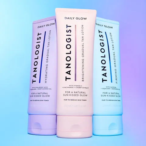 Kem Nhuộm Da Nâu Tanologist Brightening Daily Glow Gradual Self-Tanning Lotion Màu Fair to Medium 250ml