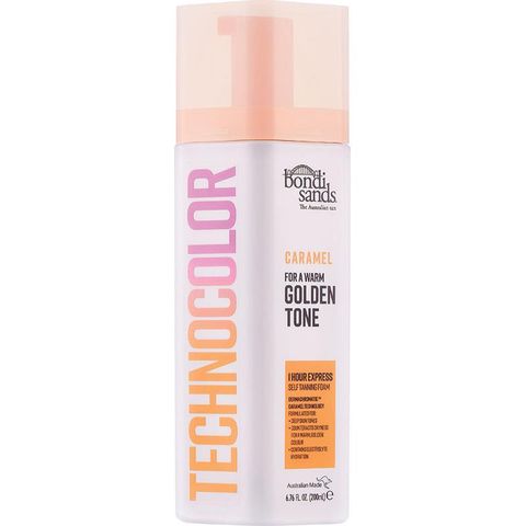 Kem Nhuộm Da Nâu Bondi Sands Technocolor 1 Hour Express Self Tanning Foam Màu Nâu Caramel 200ml