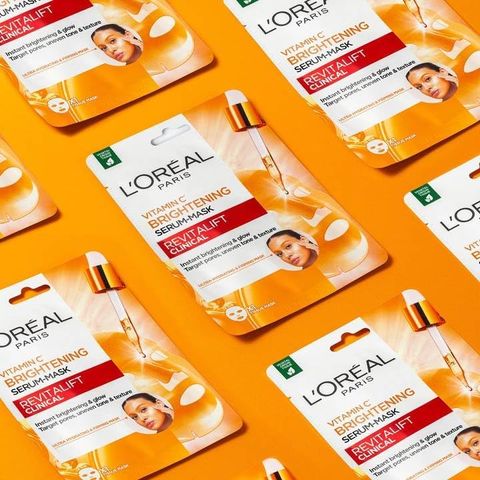 Mặt Nạ Làm Trắng Revitalift Clinical Vitamin C Brightening Serum Mask 26g