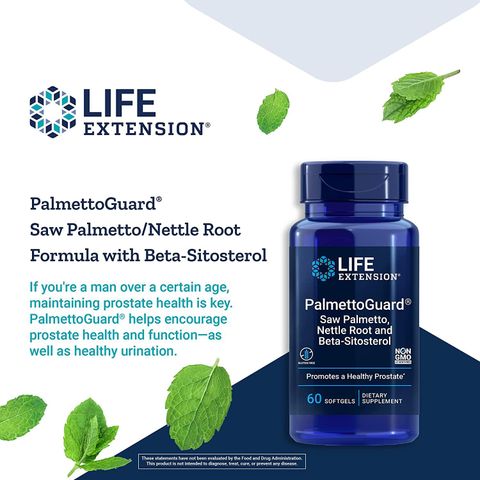 Viên Uống Life Extension PalmettoGuard® Hỗ Trợ Sức Khoẻ Nam Giới (Hộp 60 viên) - YoungFit