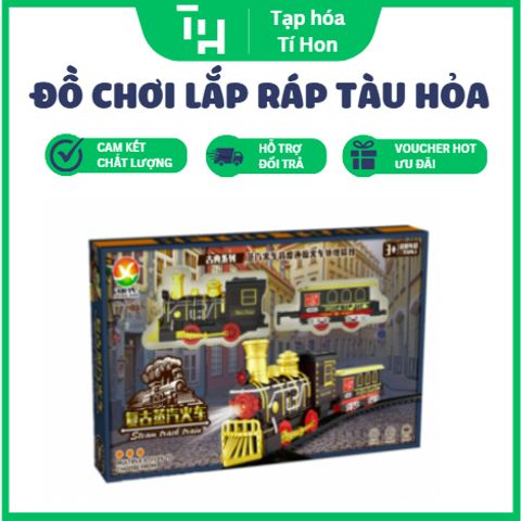 Đồ chơi lắp ráp tàu hỏa đường ray cho bé (TH49)