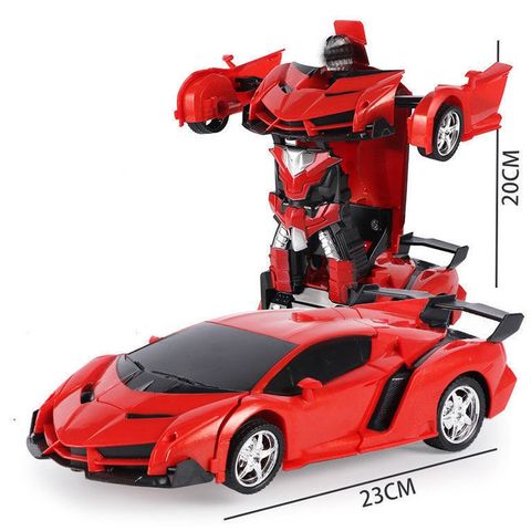 Đồ chơi xe ô tô điều khiển từ xa biến hình robot (Màu ngẫu nhiên) (TH54)