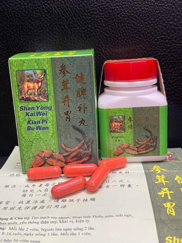Viên Sâm Nhung Khai Vị Kiện Tỳ Đại Bổ Hoàn Shen Yong Kai WEI KIAN PI BU WAN - Tăng Cân Tự Nhiên Hỗ Trợ Năng Lượng và Cải Thiện Sức Khỏe 36 Viên 728627