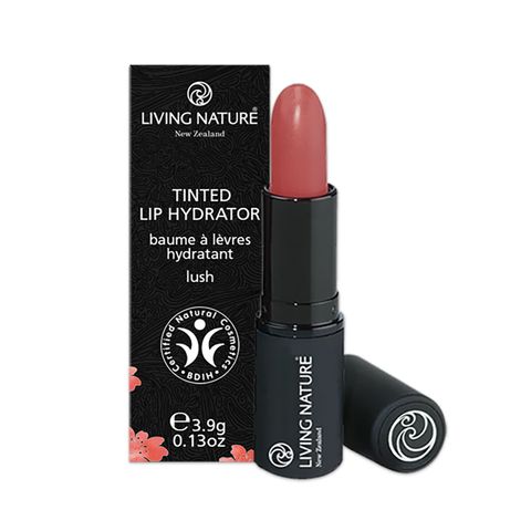Son dưỡng môi màu hồng ánh đỏ Living Nature Tinted Lip Hydrator Lush 14 (3.9g)