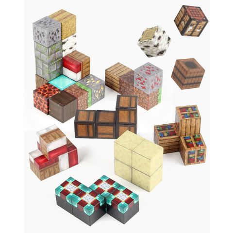 Set 10 khối nam châm Minecraft (TH66)