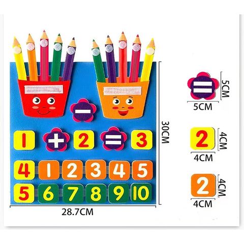 Bộ Đồ Chơi Đếm Số Học Toán Cho Trẻ Mẫu Giáo (TH67)