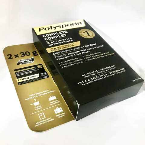 Kem bôi làm mờ sẹo Polysporin Heal Fast Formula Complete 30g x2 tuýp