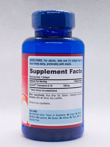 Viên uống bổ sung CoQ10 cho tim Puritan’s Pride CoQ10 100mg 240 Viên