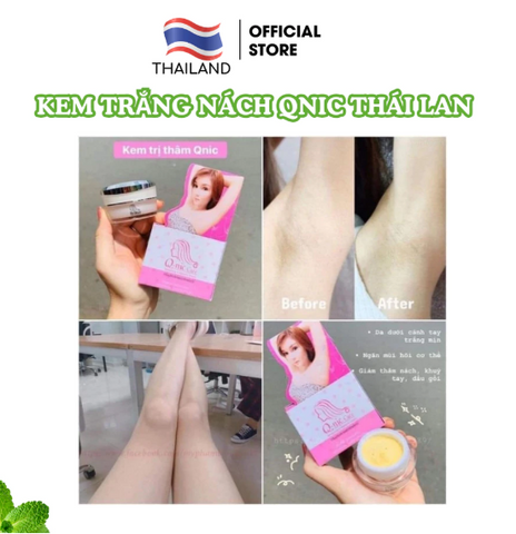 Kem nách qnic, trắng nách thái lan, giảm thâm nách thái lan, giảm thâm vòng ba chính hãng 15gr