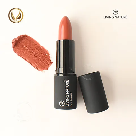 Son môi màu cam đất Living Nature Lipstick Morning Sun 02 (4.0g)