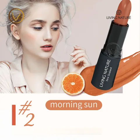 Son môi màu cam đất Living Nature Lipstick Morning Sun 02 (4.0g)