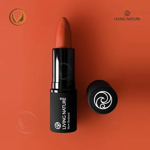 Son môi màu cam đất Living Nature Lipstick Morning Sun 02 (4.0g)