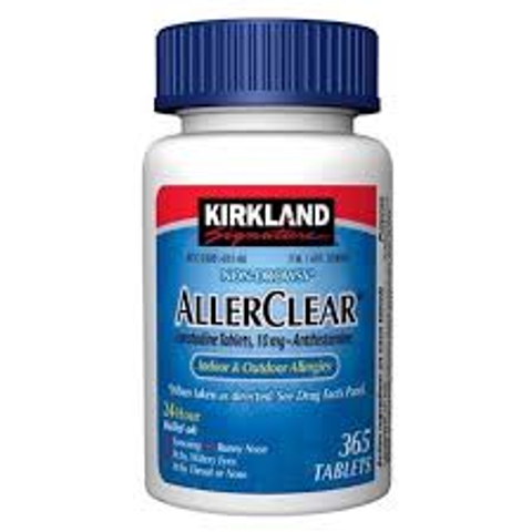 Thực phẩm chức năng Viên chống dị ứng Kirkland  365 viên Mỹ