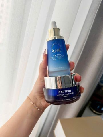 Kem Dưỡng AHC Capture Solution Max Cream 50ml - Dưỡng Trắng Da, Cấp Ẩm, Ngừa Mụn