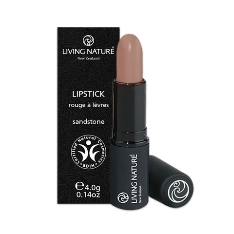 Son môi màu hồng nâu 100% tự nhiên Living Nature Lipstick Sandstone 03 (4.0g)