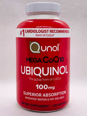 Bổ sung CoQ10 cho tim Ubiquinol Qunol Mega CoQ10 Ubiquinol 100mg 120 viên 728854