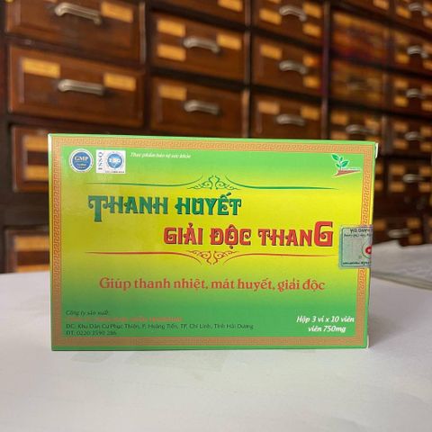 Thanh Huyết Giải Độc Thang - Thanh nhiệt, mát huyết, giải độc, khôngg loo dị ứng phát ban mẩn ngứa, nóng trong người