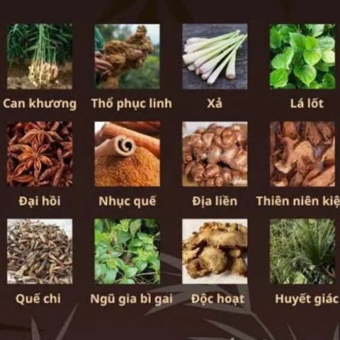 Thảo Dược Ngâm Chân (30 GÓI) đau lưng, nhức mỏi, hôi chân - Chuẩn GMP