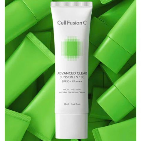 Kem Chống Nắng Cell Fusion C Clear SPF48/PA+++ 50ml - Lành Tính Cho Da Nhờn, Giảm Mụn, Dưỡng Sáng Da, Chống Tia UV