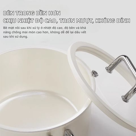 Nồi sứ chống dính dung tích lớn 20cm ALIZZ AL-14505 (TH89)