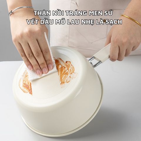 Nồi sứ chống dính dung tích lớn 20cm ALIZZ AL-14505 (TH89)