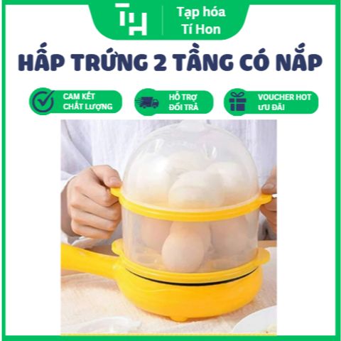 Hấp trứng 2 tầng có nắp ALIZZ AL-14504 (TH90)