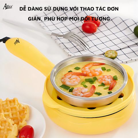 Hấp trứng 2 tầng có nắp ALIZZ AL-14504 (TH90)
