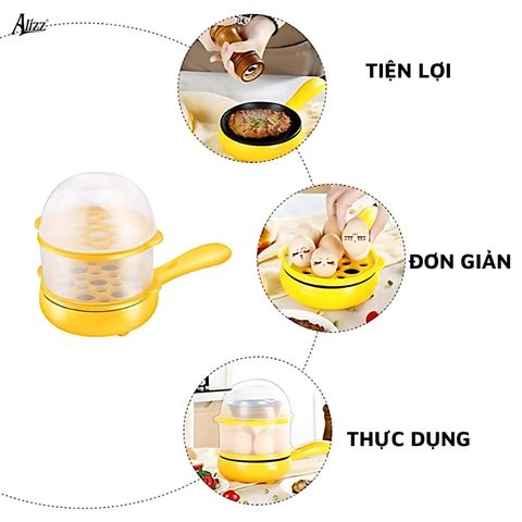 Hấp trứng 2 tầng có nắp ALIZZ AL-14504 (TH90)