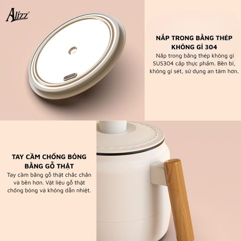 Nồi nấu đa năng 1 tầng ALIZZ AL-14502 (TH92)