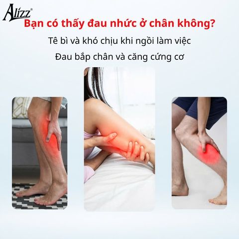 Cặp 2 đai quấn masage bắp chân ALIZZ AL-14259 (Màu ngẫu nhiên) (TH104)